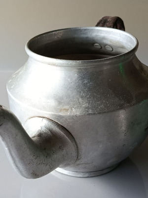 Vintage teapot made in Thessaloniki used