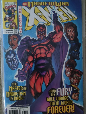 Uncanny X-Men #366 Marvel comic book 1999