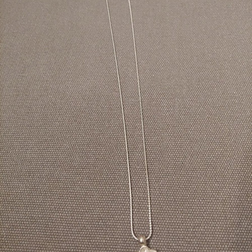 Flower pendant with large crystal in very good condition