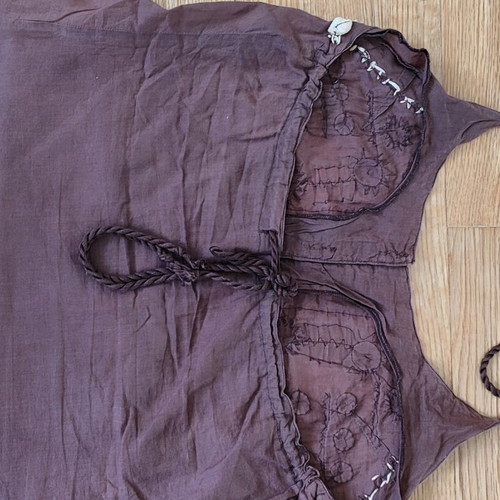 Boho Halter Top Milk & Honey London size M like new, brown with charms