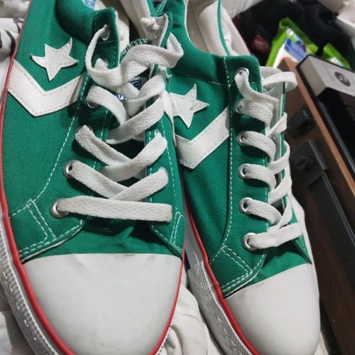 Converse All-Star casual shoes, green, US size 11, EU 45