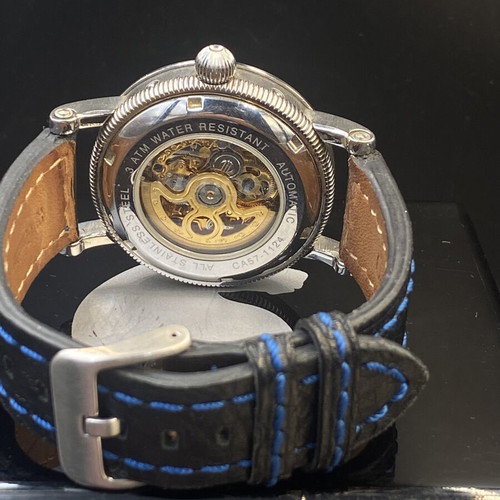 Carucci Skeleton automatic men's wristwatch CA57-1124
