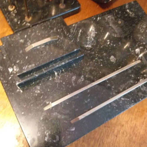 UNIQUE RARE 1950s MARBLE OFFICE SET!