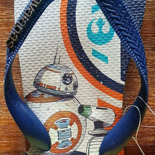 Havaianas Star Wars R2-D2 & C-3PO flip-flops brand new, size 39-40