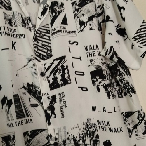 Bershka men's shirt with patterns, like new, size M