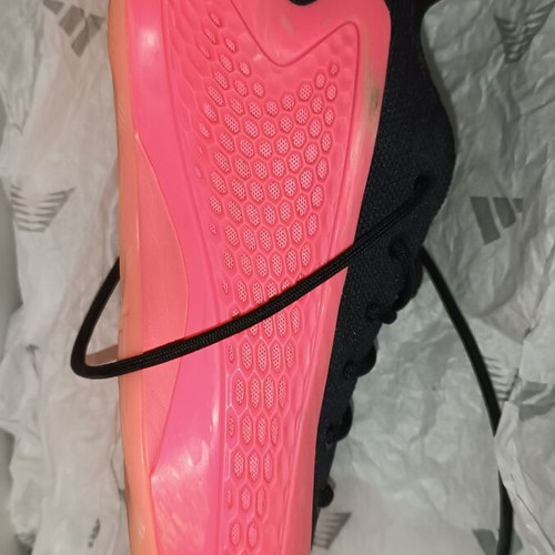 Adidas Anthony Edwards basketball shoes, black and pink, size 44