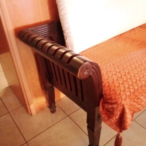 Antique sofa made of solid wood like new