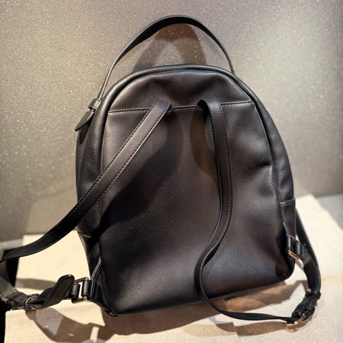 Liu Jo Black Leather Backpack like new with Stud & Jewel Details