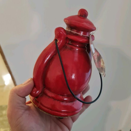 Santa Claus ceramic lantern new, large size, Christmas decoration