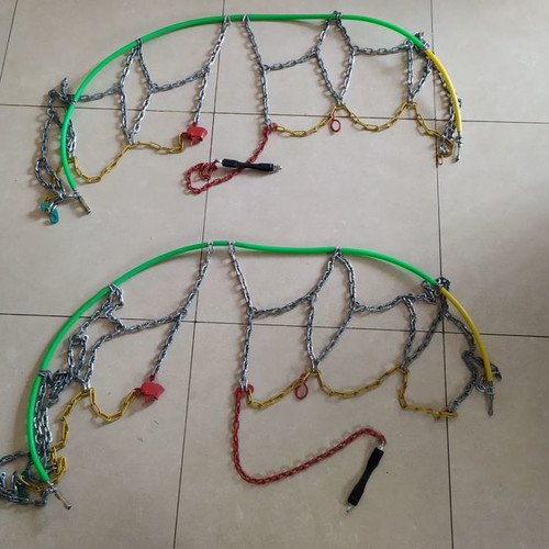 Snow chains used
