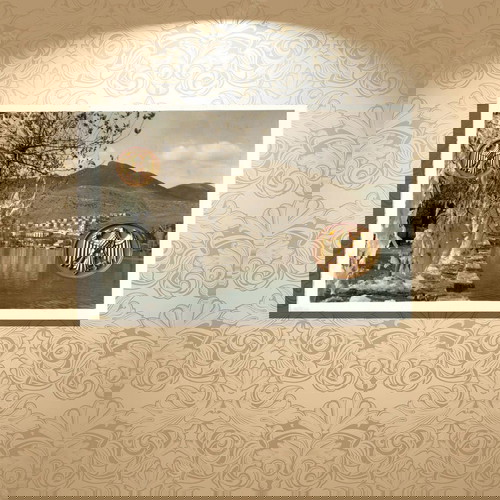 Καρτποσταλ Καστοριά μεταχειρισμένο, χειμερινή βόρεια άποψη πόλης 1950