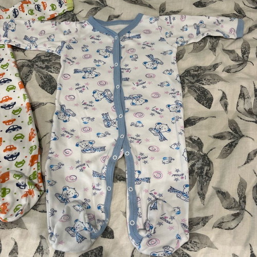 Cotton baby rompers 2-5 months like new, 100% cotton