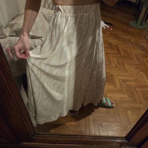Badila skirt new, size S, white and beige