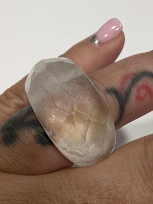 Quartz ring new, 16.22 mm