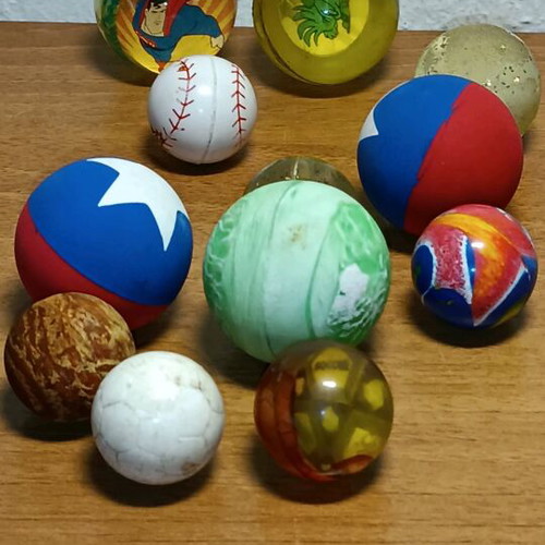 Crazy balls used, pack of 12, 90s