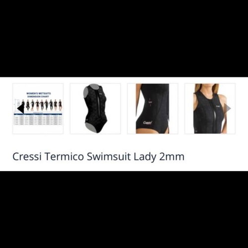 Cressi Termico 2mm Women's Wetsuit new, neoprene