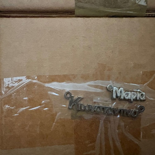 Metal name elements new, 1500 pieces silver color