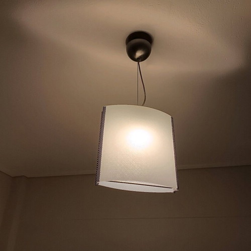 Pendant light inox and sandblasted like new