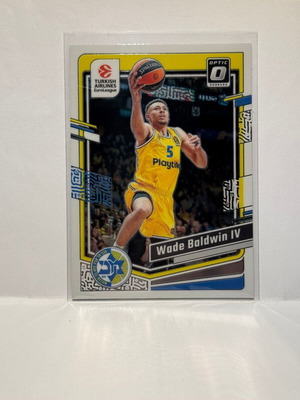Donruss EuroLeague 2023-24 Card #77 Wade Baldwin IV Optic new