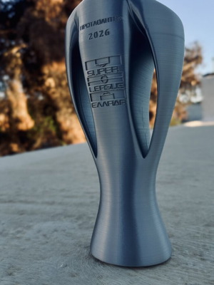 Κύπελλο Superleague AEK 2025-2026 3D printed, 20cm