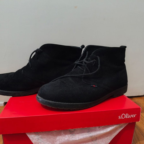 Black ankle boots A.L.E. size 39 used, casual