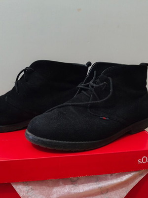 Black ankle boots A.L.E. size 39 used, casual