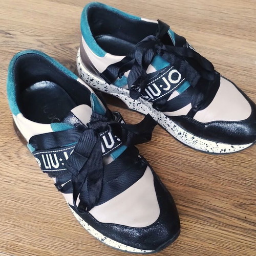 Liu Jo sneakers size 37 like new, black and beige