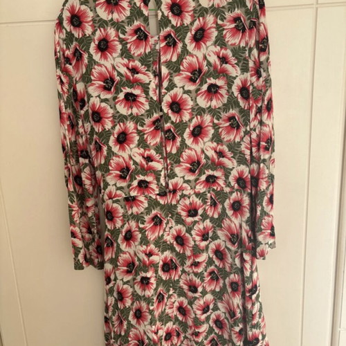Pepe Jeans floral mini dress, size L, red