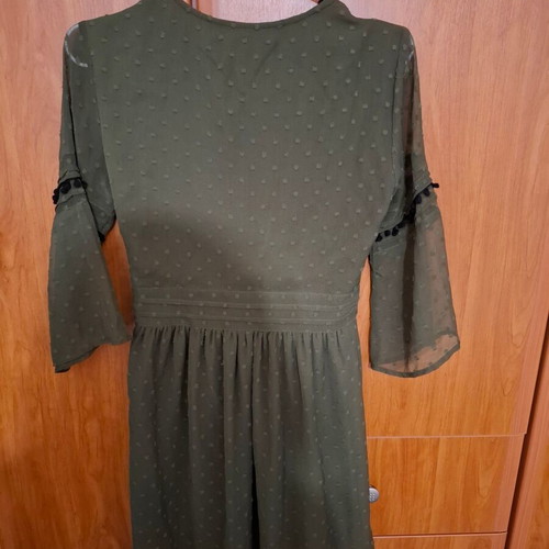 Zara mini dress like new, green and black