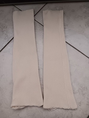 Leg warmers used, beige