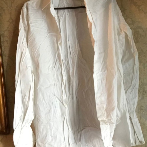 Women's white M. Karalis shirt size L like new, retro