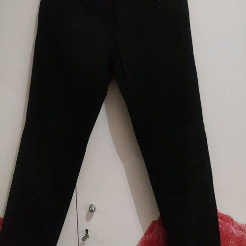 Zara black denim pants like new