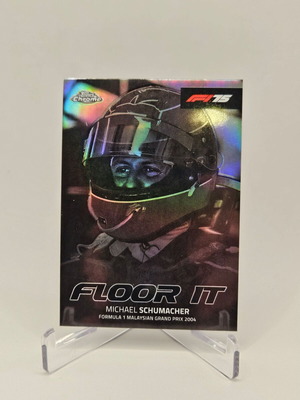 Topps Chrome F1 Michael Schumacher Floor It αυτοκόλλητο