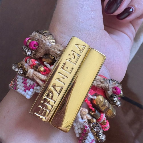 Hipanema bracelet used with metal wear and magnetic clasp