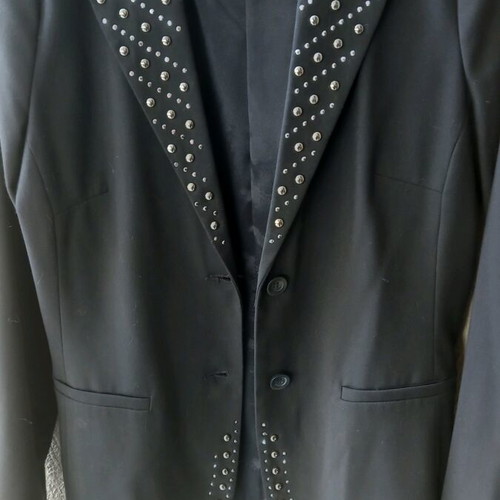 Denny Rose black jacket like new with studs