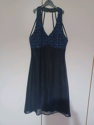 Betsy Adam dress blue like new, size S