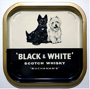 BLACK & WHITE - VINTAGE ΔΙΣΚΟΣ ΣΕΡΒΙΡΙΣΜΑΤΟΣ (BLACK AND WHITE) - (Ν22).
