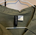 H&M short shirt like new, olive green, size S