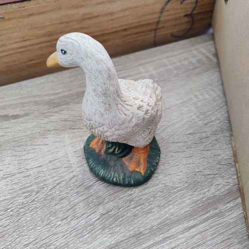 Ceramic decorative duck figurine like new, 13 cm tall