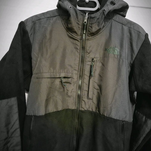 The North Face Black and Gray Hybrid Performance Jacket used, small