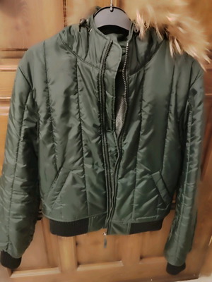 Women's jacket used, cypress color, size S