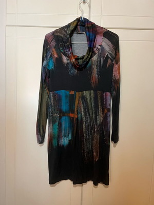 Sarah Lawrence printed dress like new, multicolor, size L