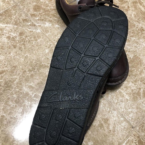 Clarks Nature II brown shoes used, size 45