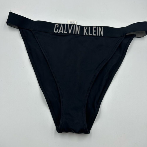 Calvin Klein women's bikini bottom used, black, size L