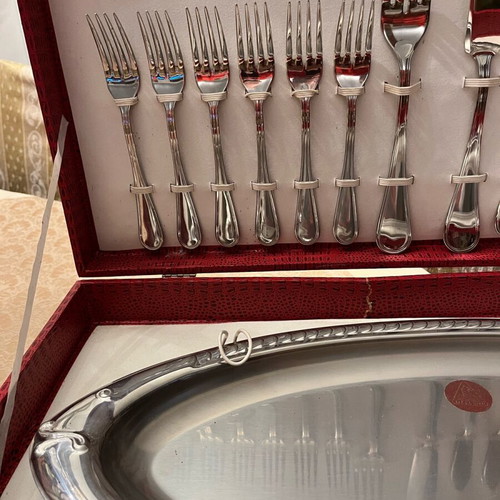 Meloni 18/10 Stainless Steel Complete Fish Cutlery Set New