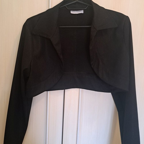 Vivette strapless dress and bolero set black like new