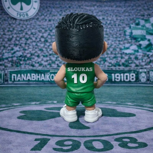 Kostas Sloukas Panathinaikos figure new, handmade PLA+