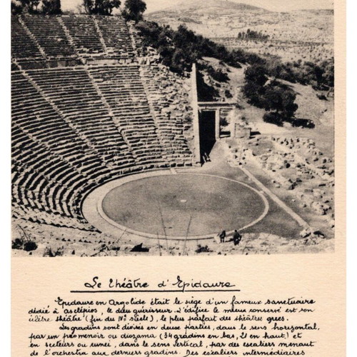 Old collectible postcards pack of 10, 1920, archaeological treasures