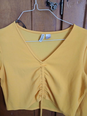 Dividcd blouse new, orange, size L