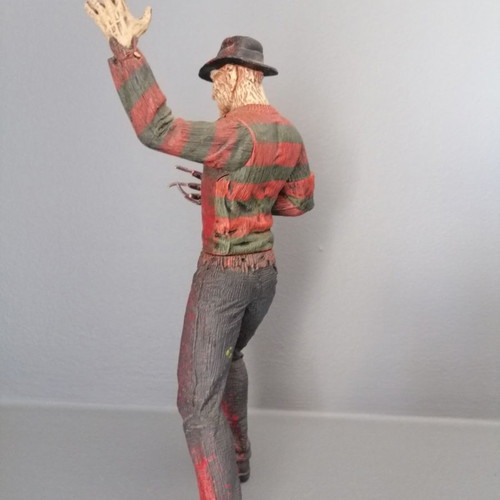 Freddy Krueger figure used, 1998, 17 cm